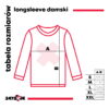 Longsleeve damski z własnym nadrukiem na przodzie i plecach - obrazek 2
