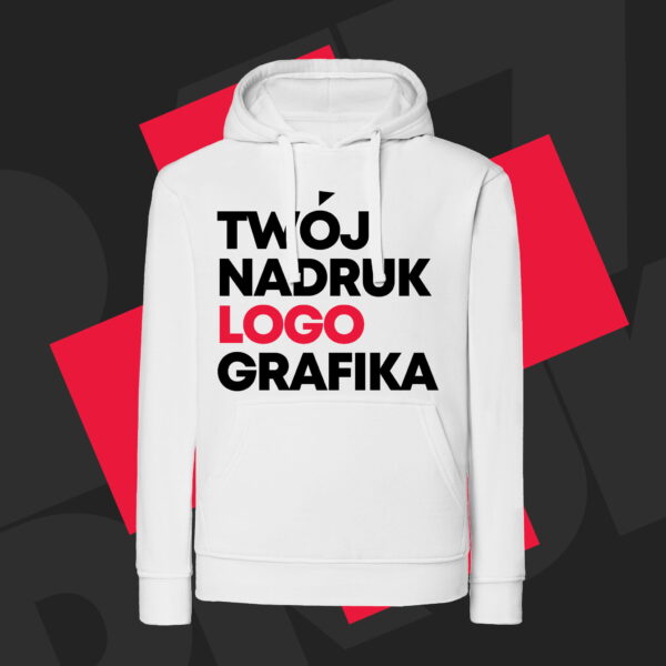 Bluza damska z własnym dużym nadrukiem